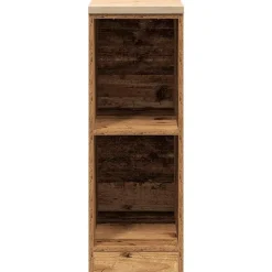 vidaXL Garageopbevaringsskab gammelt træ 30x51x85 cm