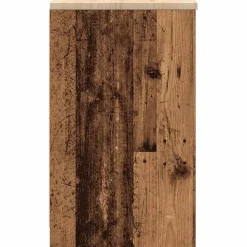vidaXL Garageopbevaringsskab gammelt træ 30x51x85 cm