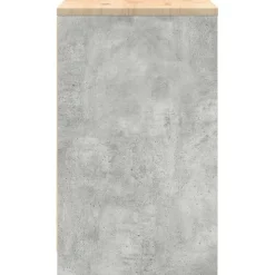 vidaXL Garageopbevaringsskab Beton Grå 60x51x85cm Massivt træ Fyrretræ