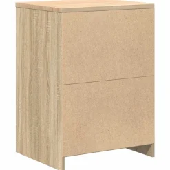 vidaXL Garageopbevaringsskab Sonoma eg 60x51x85cm Massivt træ Fyrretræ