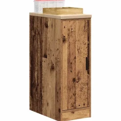 vidaXL Garageopbevaringsskab gammelt træ 30x51x85 cm