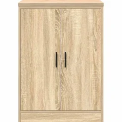 vidaXL Garageopbevaringsskab Sonoma eg 60x51x85cm Massivt træ Fyrretræ