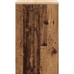 vidaXL Garageopbevaringsskab gammelt træ 60x51x85 cm