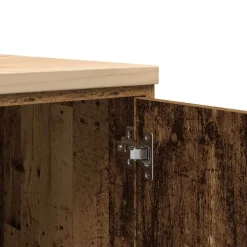 vidaXL Garageopbevaringsskab gammelt træ 60x51x85 cm