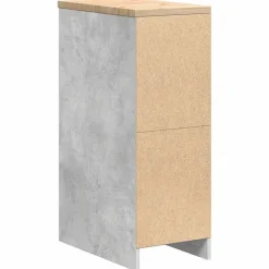 vidaXL Garageopbevaringsskab Beton Grå 30x51x85cm Massivt træ Fyrretræ