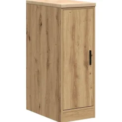 vidaXL Garageopbevaringsskab Håndværks eg 30x51x85 cm