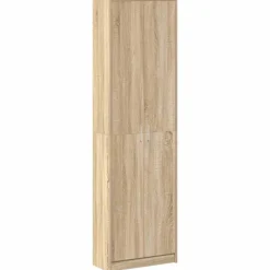 vidaXL Garderobeskab Sonoma eg 55 x 25 x 189 cm Konstrueret træ
