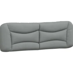 vidaXL gavlpude Hvar 152 cm stof lysegrå