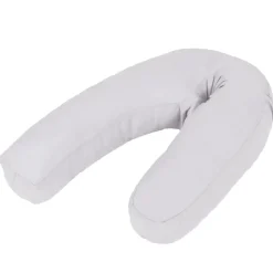 vidaXL graviditetspude J-form 54x(36-43) cm grå