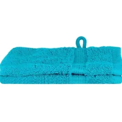 vidaXL Gæstehåndklæde SOLUND 2 pcs Turkis 15 x 21 cm 550 gsm