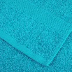 vidaXL Gæstehåndklæde SOLUND 2 pcs Turkis 15 x 21 cm 550 gsm