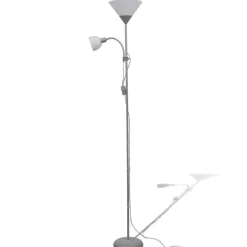 vidaXL gulvlampe grå