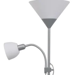 vidaXL gulvlampe grå
