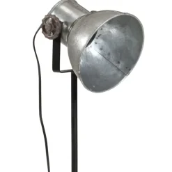 vidaXL gulvlampe 35x35x65/95 cm 25 W E27 vintagesølv