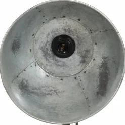 vidaXL gulvlampe 30x30x100-150 cm 25 W E27 vintagesølv