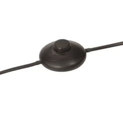 vidaXL gulvlampe 30x30x100-150 cm 25 W E27 vintagesølv
