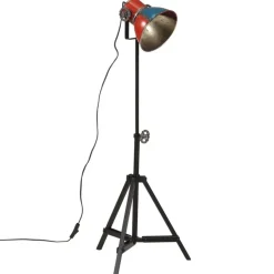 vidaXL gulvlampe 35x35x65/95 cm 25 W E27 flerfarvet