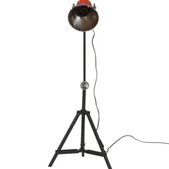vidaXL gulvlampe 35x35x65/95 cm 25 W E27 flerfarvet
