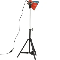 vidaXL gulvlampe 35x35x65/95 cm 25 W E27 flerfarvet