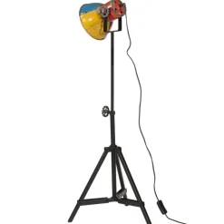 vidaXL gulvlampe 35x35x65/95 cm 25 W E27 flerfarvet