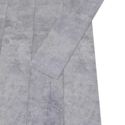 vidaXL Gulvplanker 18 pcs Grå 5,26 m² PVC