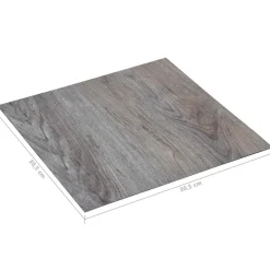 vidaXL Gulvplanker 55 pcs Lys Brun 5,11 m² PVC