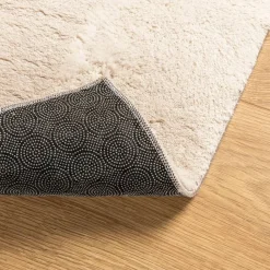 vidaXL gulvtæppe HUARTE 60x110 cm kort luv og vaskbart beige