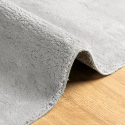 vidaXL gulvtæppe HUARTE 60x110 cm kort luv og vaskbart grå