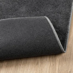 vidaXL gulvtæppe OVIEDO 80x250 cm kort luv antracitgrå