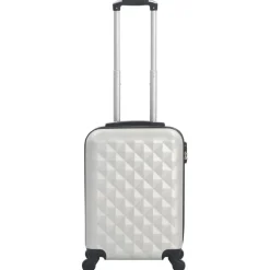 vidaXL hardcase-kuffert ABS sølvfarvet