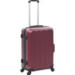 vidaXL hardcase-kuffertsæt 3 stk. ABS rødvinsfarvet