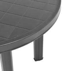 vidaXL havebord 89 cm plastik antracitgrå