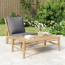 vidaXL havebord 100x55x33 cm bambus