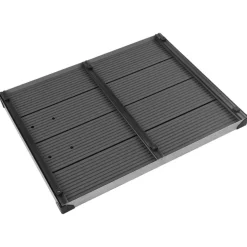 vidaXL havebruser med grå bund 220 cm rustfrit stål