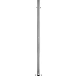 vidaXL havebruser med grå bund 220 cm rustfrit stål