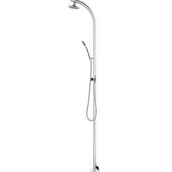 vidaXL havebruser med grå bund 220 cm aluminium