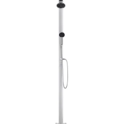 vidaXL havebruser med grå bund 220 cm aluminium