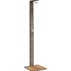 vidaXL havebruser 50x55x224 cm polyrattan og akacietræ grå
