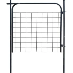 vidaXL havehegnslåge 100x100 cm antracitgrå