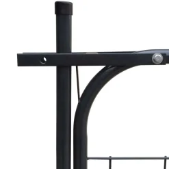 vidaXL havehegnslåge 100x100 cm antracitgrå