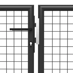 vidaXL havelåge stål 350x75 cm antracitgrå