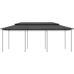 vidaXL havepavillon 600x298x270 cm antracitgrå