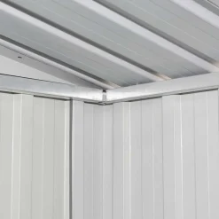 vidaXL haveskur stål antracitgrå