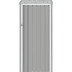 vidaXL haveskur 87x98x159 cm galvaniseret stål grå