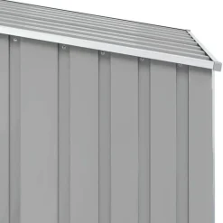 vidaXL haveskur 87x98x159 cm galvaniseret stål grå