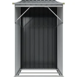 vidaXL haveskur 277x93x179 cm galvaniseret stål antracitgrå