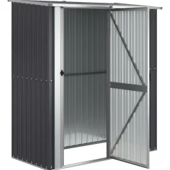 vidaXL haveskur 180,5x97x209,5 galvaniseret stål antracitgrå