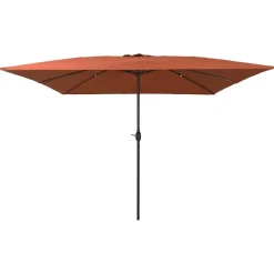 vidaXL Havesol Terrakotta 295 x 295 x 245 cm Polyester og Stål