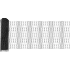 vidaXL Hegnspæl Grå 10 x 0,4 m (13 mm net) Stål og PVC