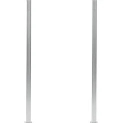 vidaXL hegnspæle 2 stk. 185 cm aluminium